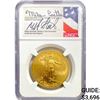 Image 1 : 2020 $50 1oz AGE Castle, Standish Signed NGC MS70
