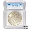 Image 1 : 1880 Morgan Silver Dollar ICG MS65
