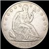 Image 1 : 1855-O Arws Seated Liberty Half Dollar ABOUT UNCIR