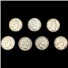 Image 1 : (7) Barber Dimes (1899, 1901, 1907, 1906, 1914, 19