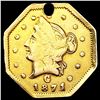 Image 1 : 1871 Octagonal California Gold Half Dollar NICELY