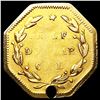 Image 2 : 1871 Octagonal California Gold Half Dollar NICELY