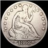 Image 1 : 1853 Arws & Rays Seated Liberty Half Dollar NICELY