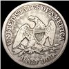 Image 2 : 1853 Arws & Rays Seated Liberty Half Dollar NICELY
