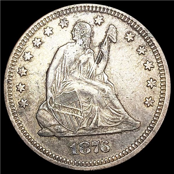 1876 Seated Liberty Quarter CLOSELY UNCIRCULATED