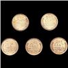 Image 2 : (5) 1909 Wheat Cents CLOSELY UNCIRCULATED