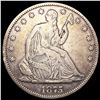 Image 1 : 1875 Seated Liberty Half Dollar LIGHTLY CIRCULATED