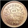 Image 2 : 1863 Civil War Token UNCIRCULATED