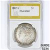 Image 1 : 1887-S Morgan Silver Dollar PGA MS60