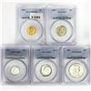 Image 1 : 1954 US Proof Set (5 Coins) PCGS