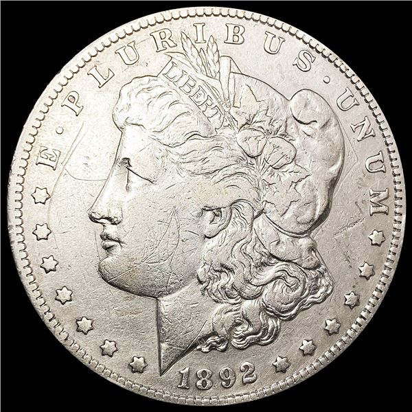 1892-S Morgan Silver Dollar LIGHTLY CIRCULATED