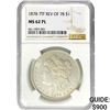 Image 1 : 1878 7TF Morgan Silver Dollar NGC MS62 PL, Rev 78