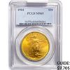 Image 1 : 1924 $20 Gold Double Eagle PCGS MS65
