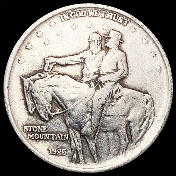 1925 Stone Mountain Half Dollar LIGHTLY CIRCULATED