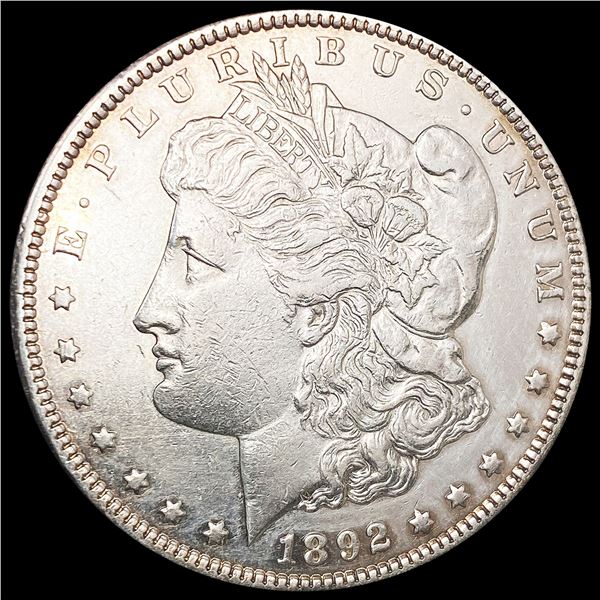 1892-CC Morgan Silver Dollar NEARLY UNCIRCULATED