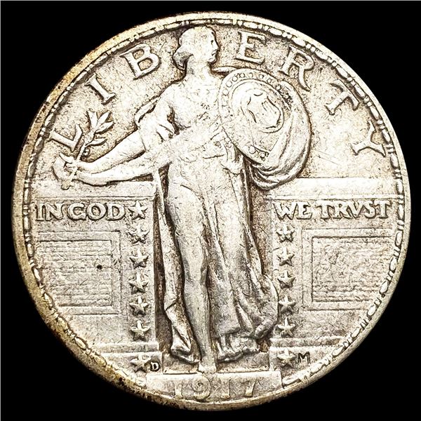 1917 Standing Liberty Quarter LIGHTLY CIRCULATED