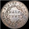 Image 2 : 1834 Classic Head Half Cent CLOSELY UNCIRCULATED
