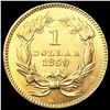 Image 2 : 1859 Rare Gold Dollar CHOICE BU