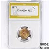Image 1 : 1873 Indian Head Cent PGA MS64+ RED