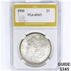 Image 1 : 1900 Morgan Silver Dollar PGA MS65