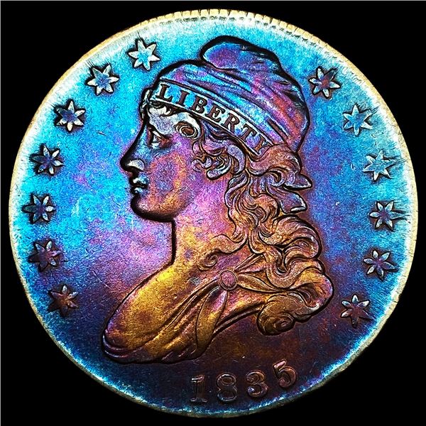 1835 Capped Bust Half Dollar CLOSELY UNCIRCULATED