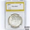 Image 1 : 1899 Morgan Silver Dollar PGA MS63
