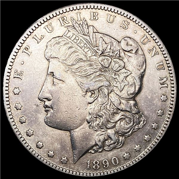 1890-CC Morgan Silver Dollar CLOSELY UNCIRCULATED