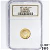 Image 1 : 1874 10K 4.5g Sweden Gold NGC MS65