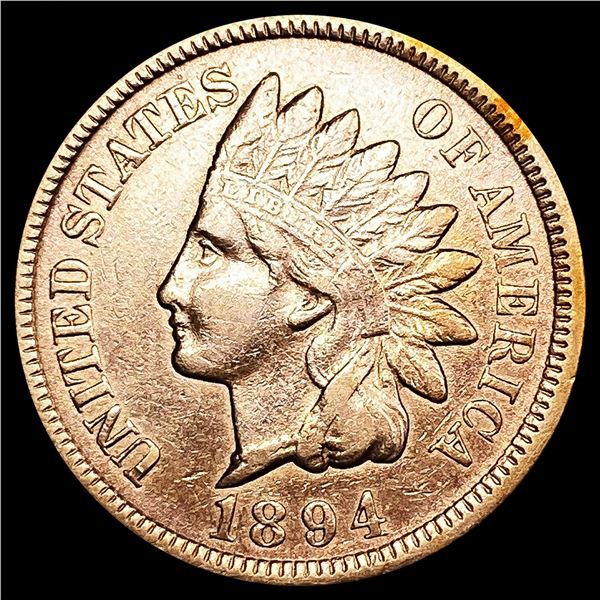 1894 Indian Head Cent NEARLY UNCIRCULATED