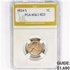 Image 1 : 1924-S Wheat Cent PGA MS63 RED