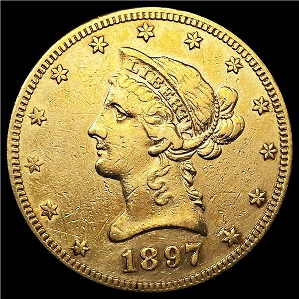 1897-S $10 Gold Eagle NEARLY UNCIRCULATED