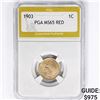 Image 1 : 1903 Indian Head Cent PGA MS65 RED