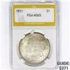 Image 1 : 1921 Morgan Silver Dollar PGA MS65
