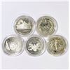 Image 2 : 1986-2004 US Commem Silver Coins (5 Coins)