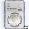 Image 1 : 1923-D Silver Peace Dollar NGC MS60