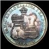 Image 2 : 1883 TONED Kingdom of Hawaii Quarter CHOICE BU