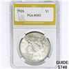 Image 1 : 1926 Silver Peace Dollar PGA MS65