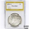 Image 1 : 1890-O Morgan Silver Dollar PGA MS64
