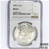 Image 1 : 1882-S Morgan Silver Dollar NGC MS63