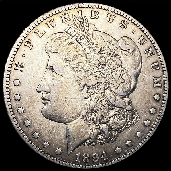 1894-S Morgan Silver Dollar ABOUT UNCIRCULATED