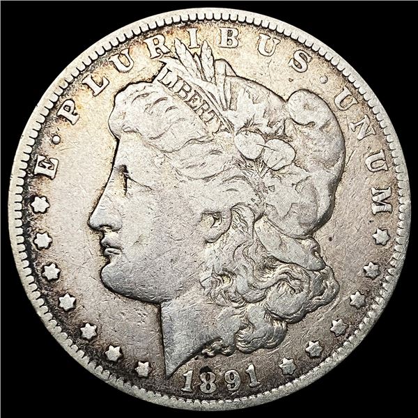 1891-CC Morgan Silver Dollar NICELY CIRCULATED