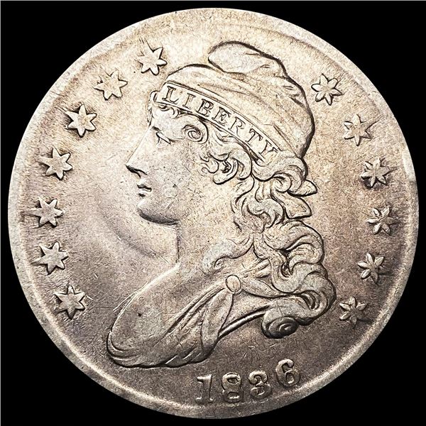 1836 Capped Bust Half Dollar LIGHTLY CIRCULATED