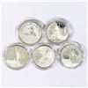 Image 1 : 1986-2005 US Commem Silver Coins (5 Coins)