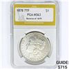 Image 1 : 1878 Morgan Silver Dollar PGA MS63 Rev 79