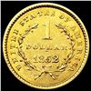 Image 2 : 1852 Rare Gold Dollar UNCIRCULATED