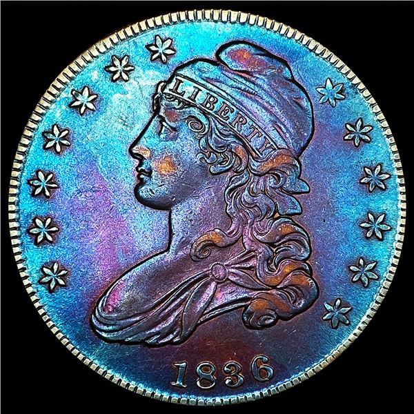 1836 Capped Bust Half Dollar CLOSELY UNCIRCULATED