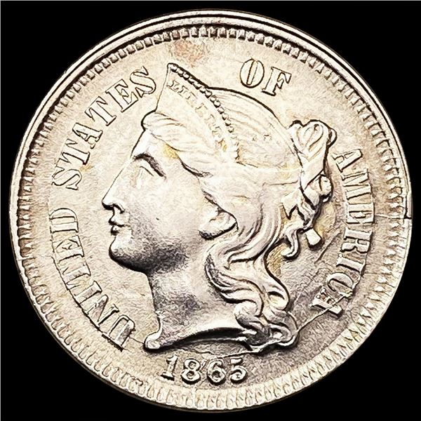 1865 Nickel Three Cent UNCIRCULATED