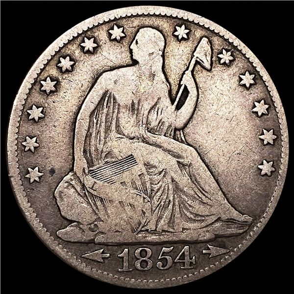 1854-O Seated Liberty Half Dollar NICELY CIRCULATE