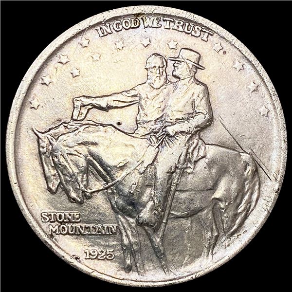 1925 Stone Mountain Half Dollar ABOUT UNCIRCULATED