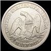 Image 2 : 1854 Arws Seated Liberty Half Dollar LIGHTLY CIRCU